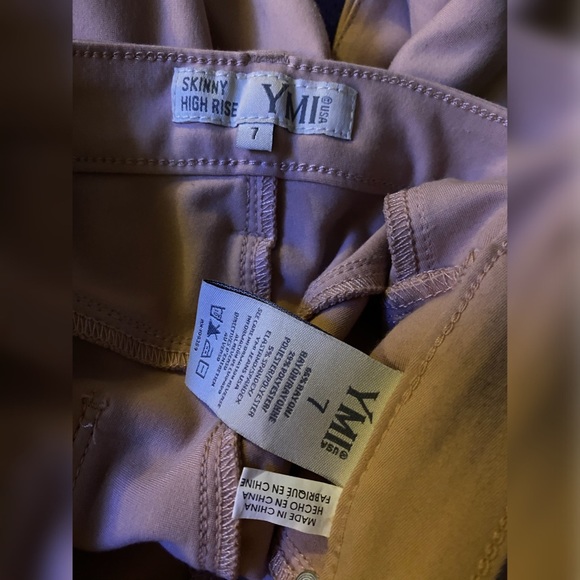 YMI - Fashion Nova - High Rise Skinny Pants - Rose - Picture 5 of 8